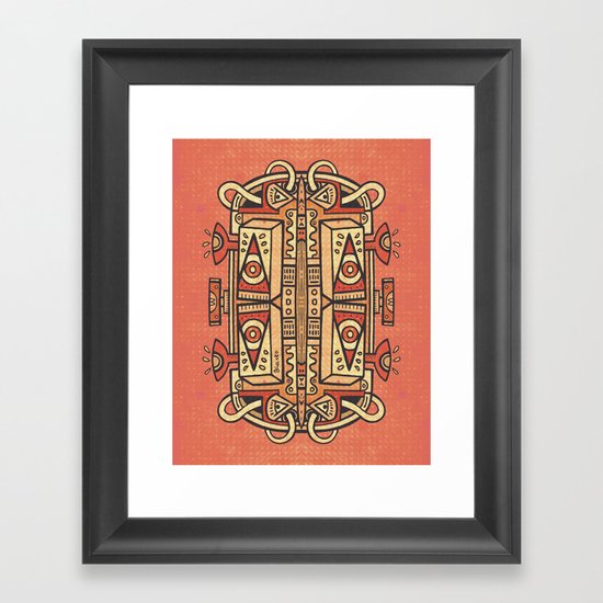 Tribalien Framed Art Print