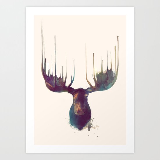 Moose Art Print