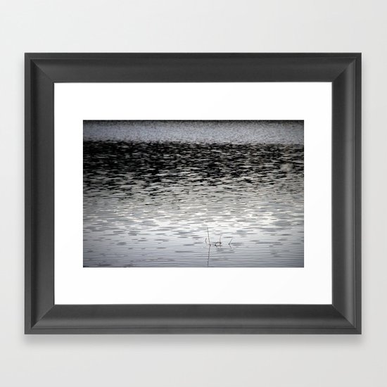 the pond Framed Art Print