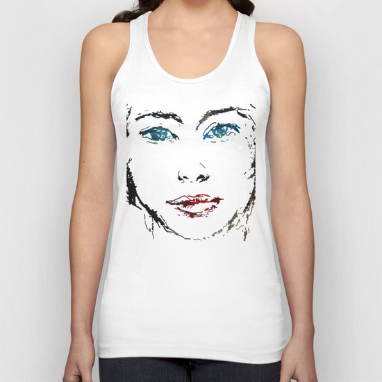 face Unisex Tank Top