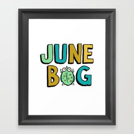 June Bug Framed Art Print