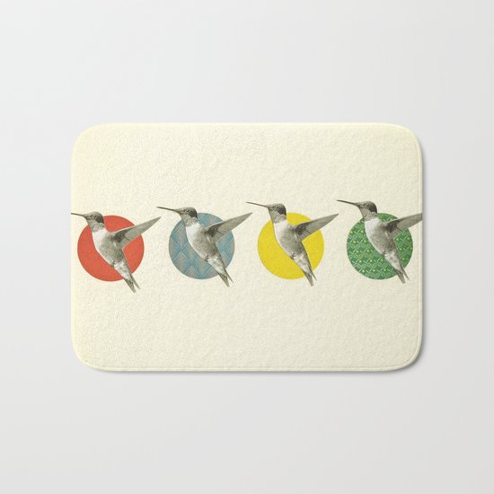 The Hummingbird Dance Bath Mat