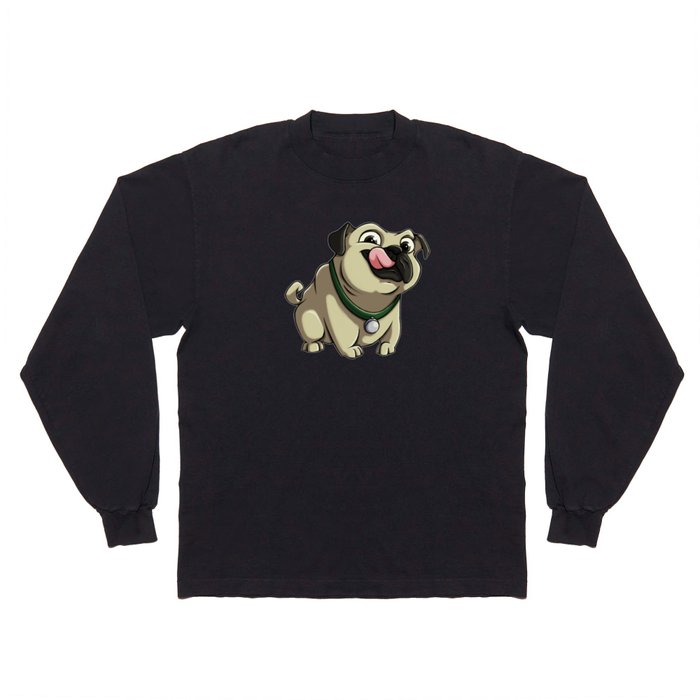 Pug Long Sleeve T Shirt