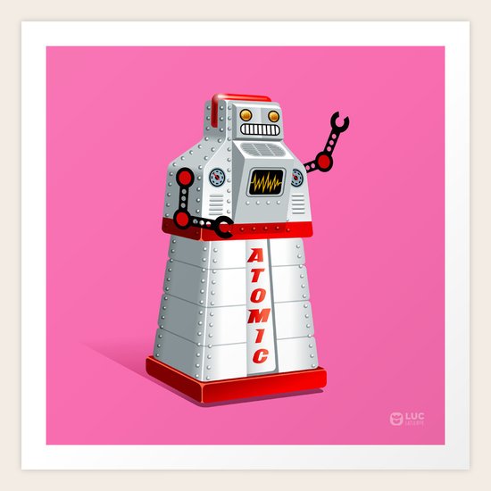 Madame Atomique Art Print