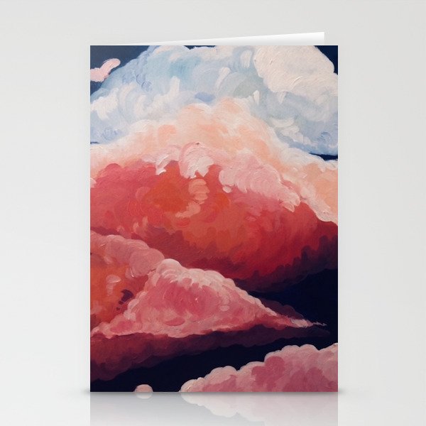 Cotton Candy Clouds Stationery Cards By Maudelaferriere Society6