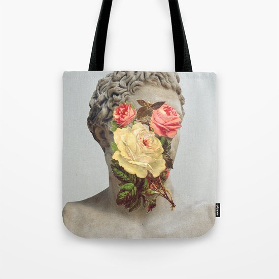 Bust With Flowers Tote Bag