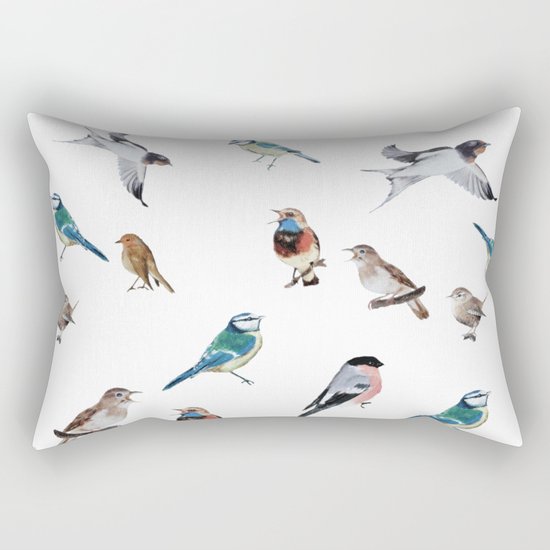 I love birds Rectangular Pillow