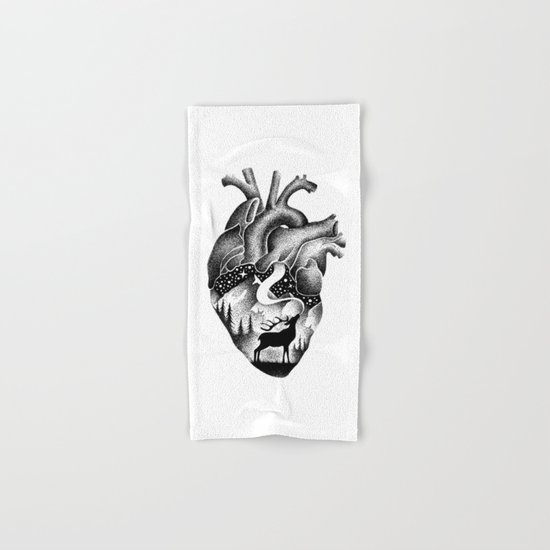 WILD HEART Hand & Bath Towel