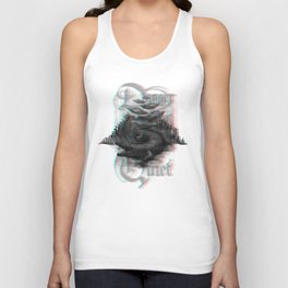 Crocodile anaglyph 3D Tank Top