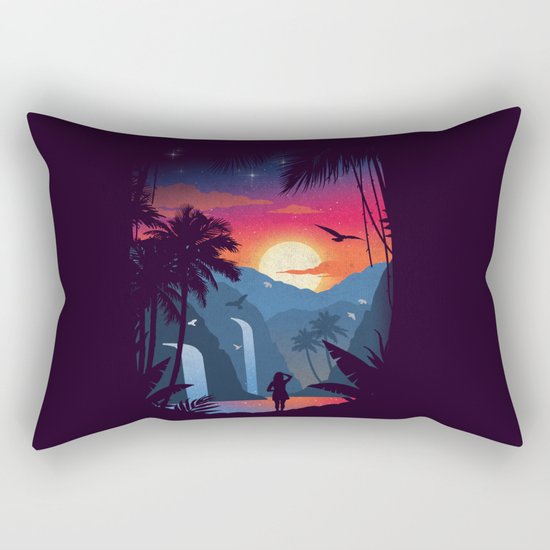 Cascades Rectangular Pillow