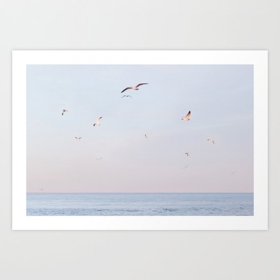 Cotton Candy Skies - Fine Art Print by Lauren Werkheiser Photography Art Print