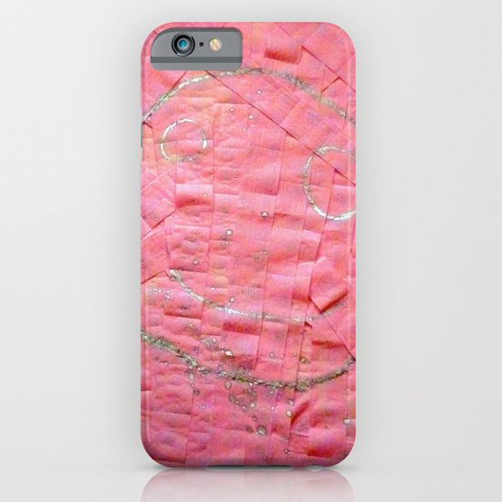 Smile on a pink toilet paper iPhone & iPod Case