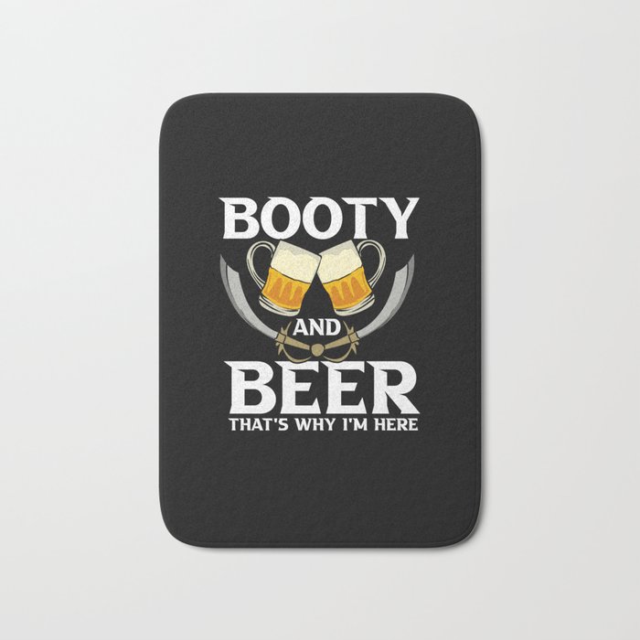 Booty And Beer Bath Mat