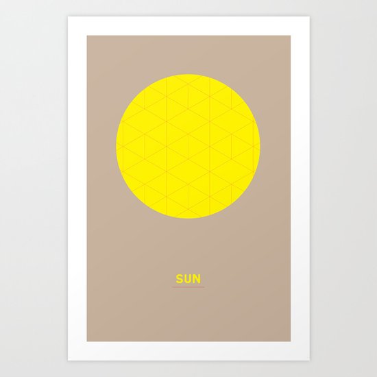SUN Art Print
