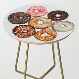 Homemade various dish of frosted donuts; can't eat just one kitchen and dining room home and wall decor Side Table
