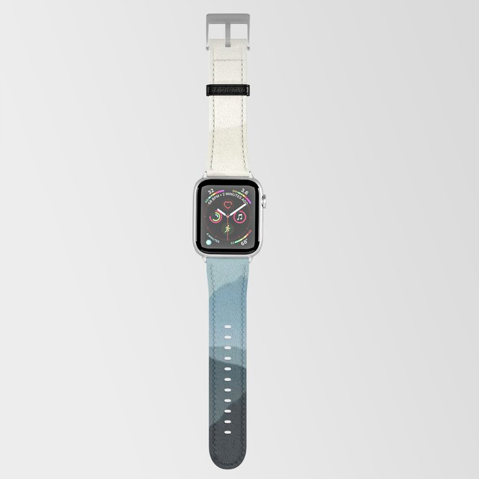 Teal Blue Mountaintops Apple Watch Band