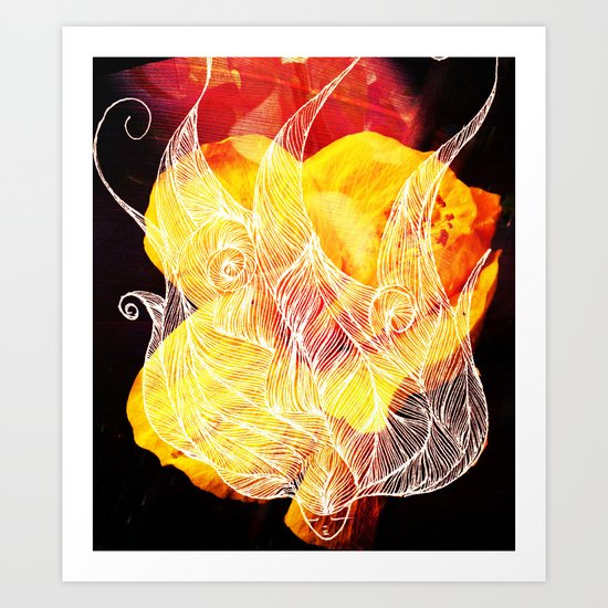 Wavy Art Print