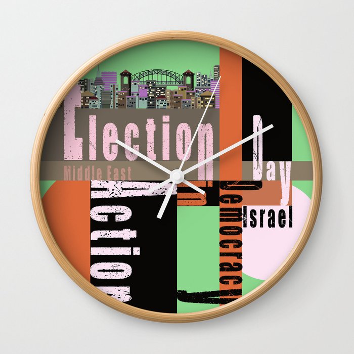 Election Day 6 Wall Clock