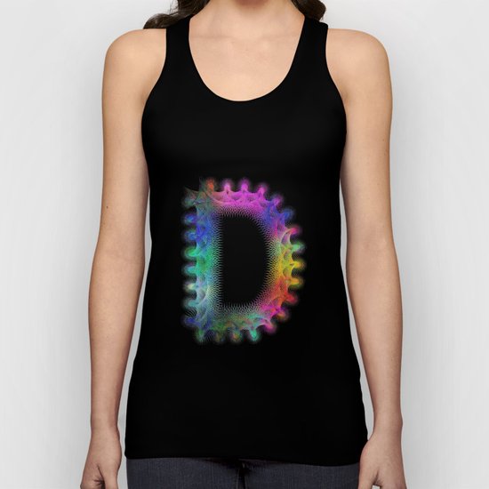 Letter D Unisex Tank Top