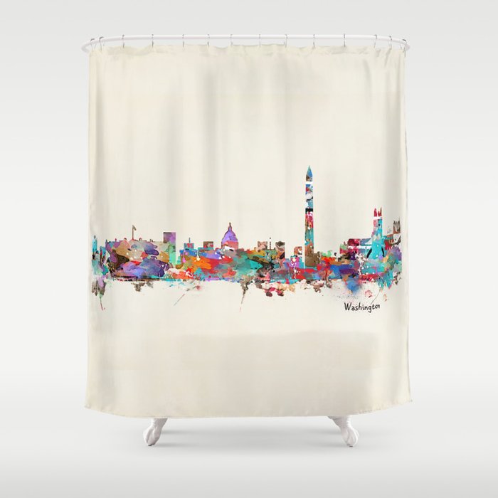 Washington dc skyline Shower Curtain