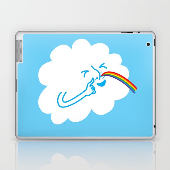 A cloud full of mischief Laptop & iPad Skin