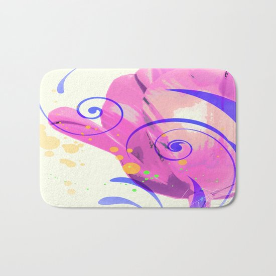 Designer Tulip Bath Mat