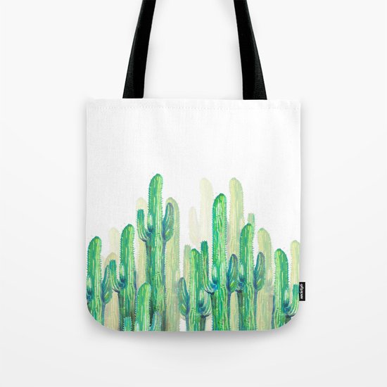 cactus vertical Tote Bag