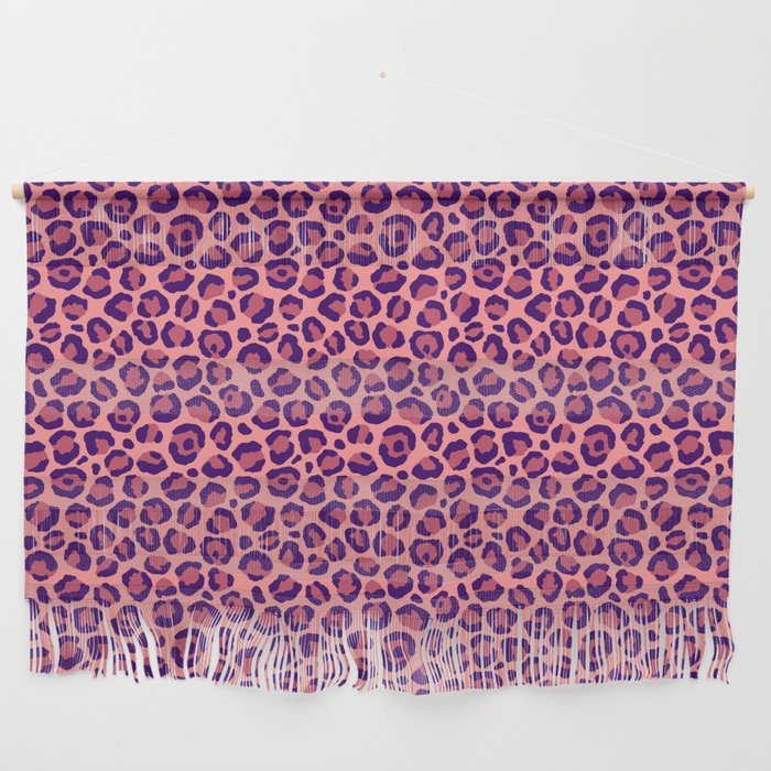 Purple & Pink Cheetah Print Wall Hanging