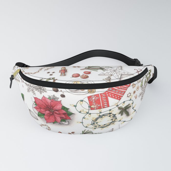holiday collection - red & gold Fanny Pack