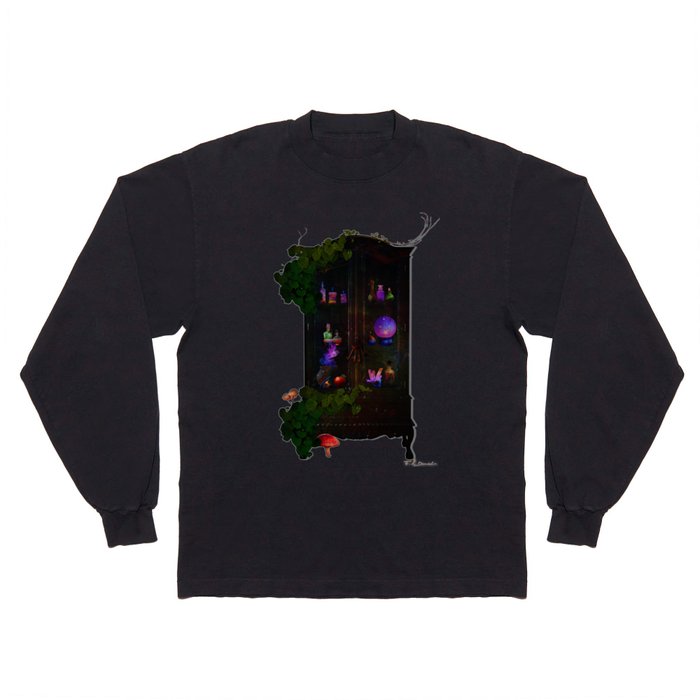 Study Of Magic Witch Potions Fantasy Long Sleeve T Shirt