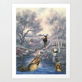 Fishing Art Print