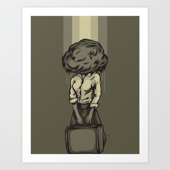 Felt Like Monday Art Print