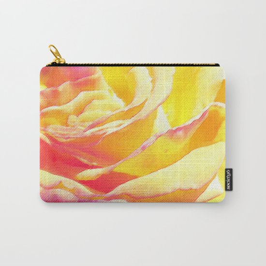 Love and Peace Pastel Rose Carry-All Pouch