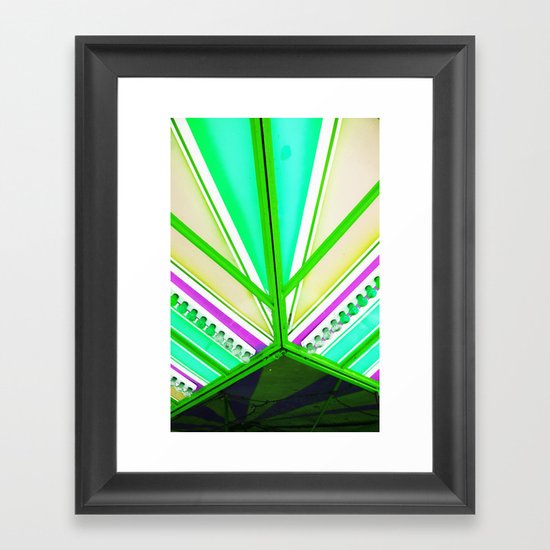 Linear colour Framed Art Print