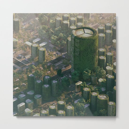 Chip City Metal Print