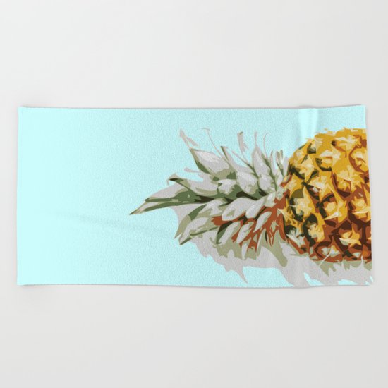 Summer Ananas Beach Towel