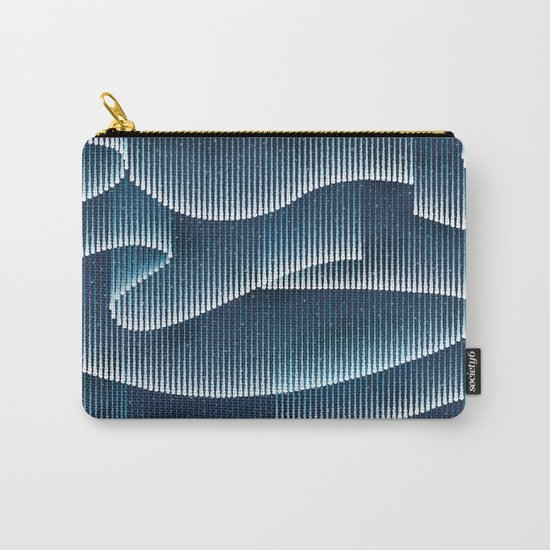 Aurora Borealis_Sky Blue Lights Carry-All Pouch