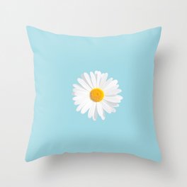 daisy flower Throw Pillow