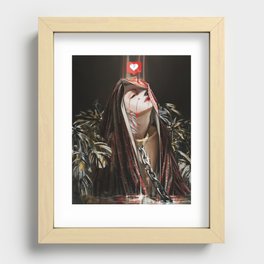 Anxiety Recessed Framed Print