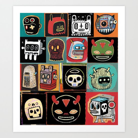 Headhunter outlanders Art Print