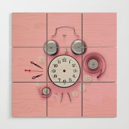 Clock components Wood Wall Art