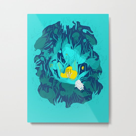 Undiscovered Wonder of the Sea Metal Print