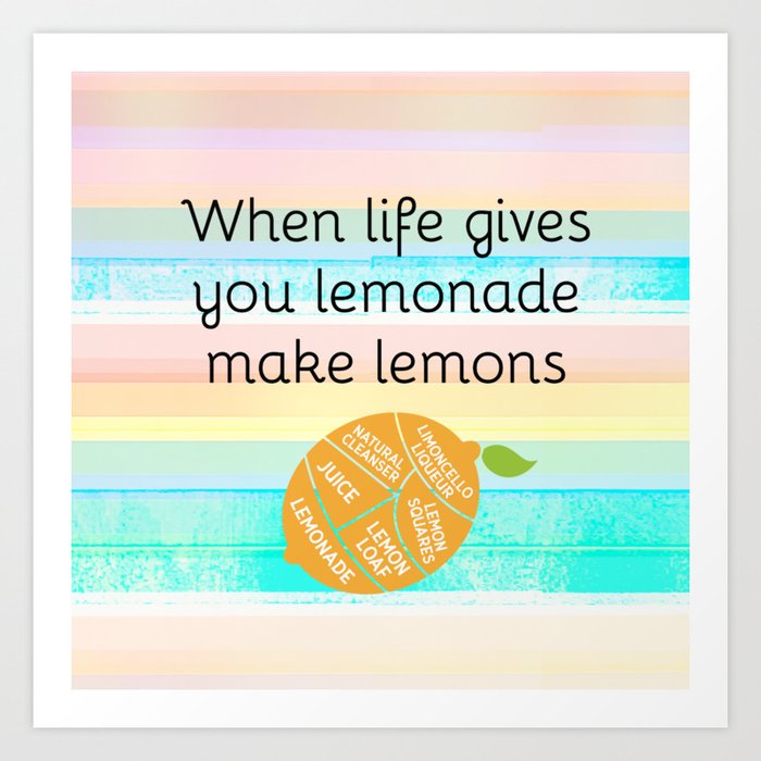 Lemon Lemon Art Print