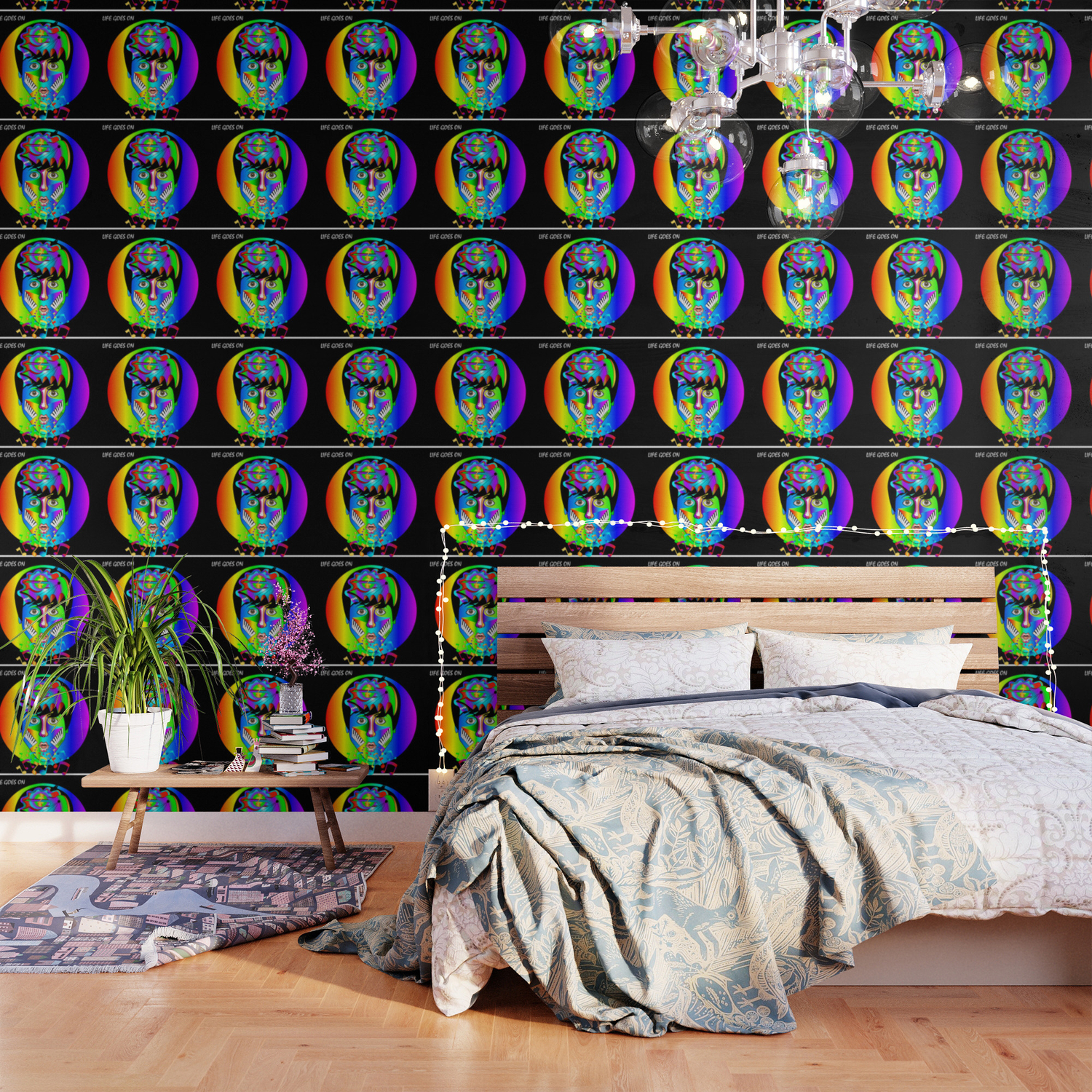 Life Goes On Wallpaper By Nodlanddesigns Society6