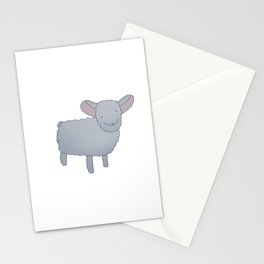 Fluffy Sheepy Lamb Pal Stationery Card