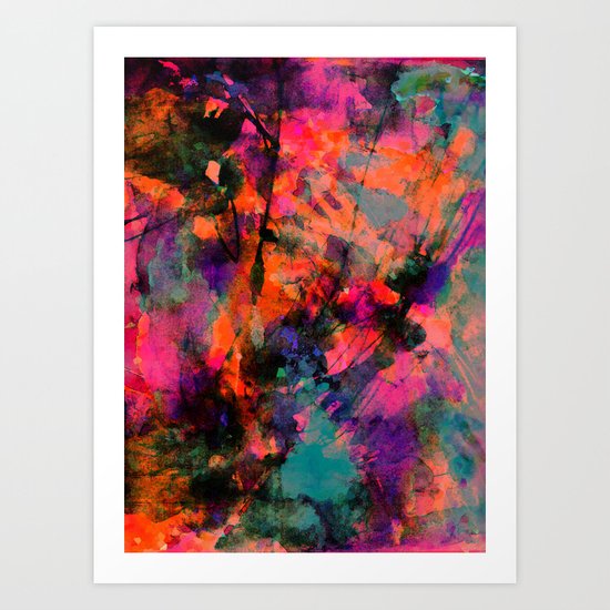 Firework Art Print