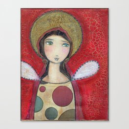 Angel Girl II by Flor Larios Canvas Print