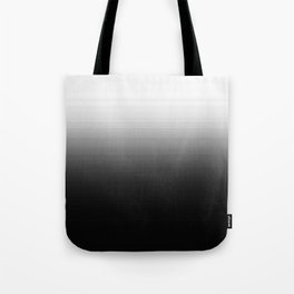Black & White Ombre Gradient Tote Bag