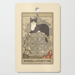 Wheel of Fortune - Cats Tarot Cutting Board