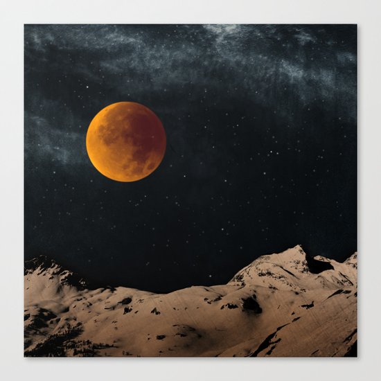 Bloodmoon Fantasy Canvas Print